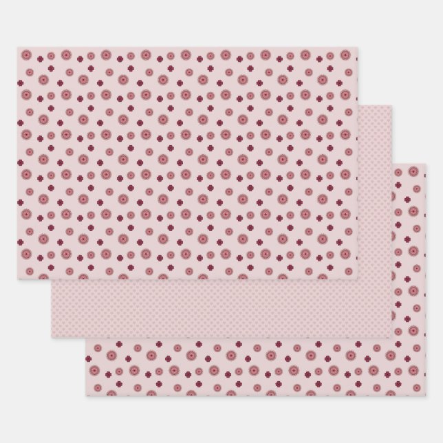 Ensemble de papier cadeau de la Saint-Valentin en  (Lot)
