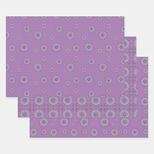 Ensemble de papier d'enveloppement d'argent Imagin (Lot)