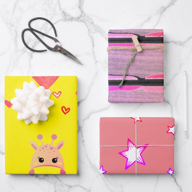 ENSEMBLE DE Papier D'ENVELOPPEMENT DE MASQUE DE VI (Recto)