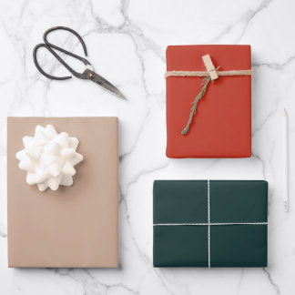 Ensemble de papier d'enveloppement de Noël nordiqu