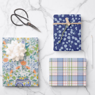 Ensemble de papier d'enveloppement des herbes de g