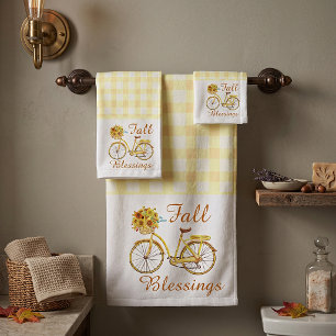 ensemble de serviette de bain à vélo de bénédictio