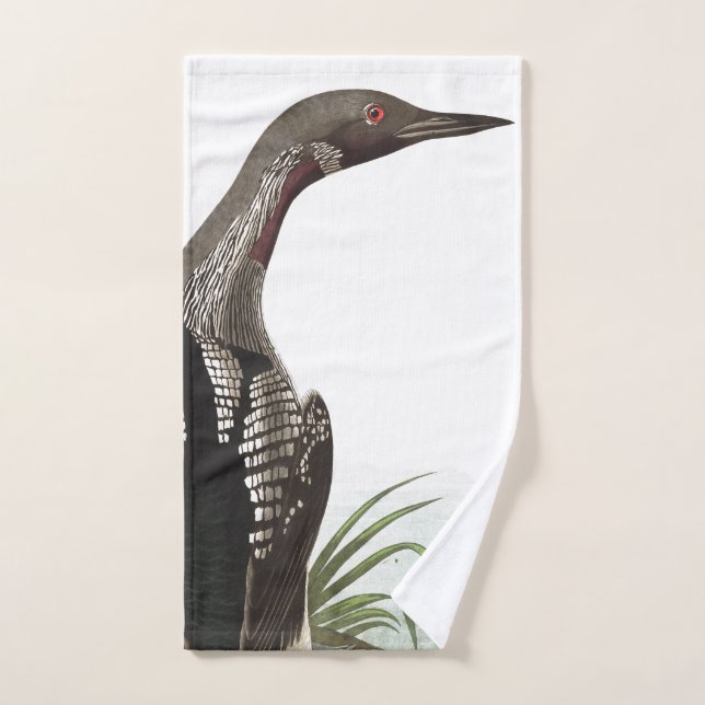 Ensemble de serviette de Bath de faune d'oiseaux (Serviette à main)