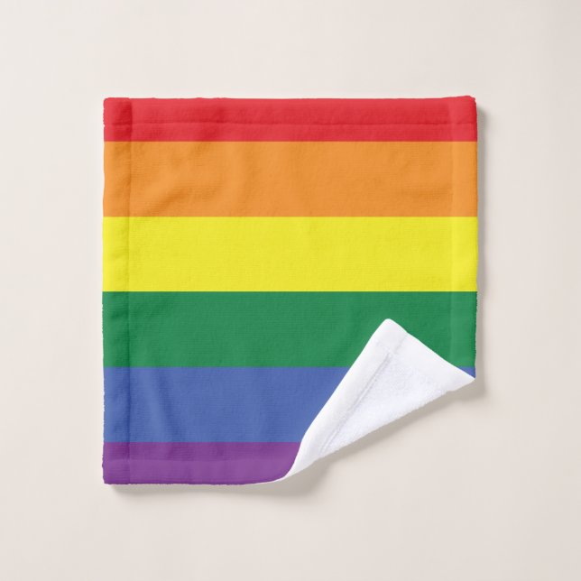 Ensemble de serviette de Bath de fierté de LGBT (Gant de toilette)
