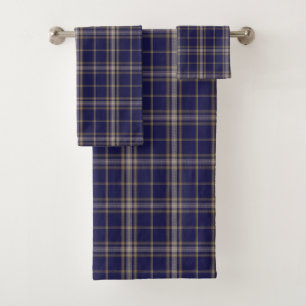 Ensemble de serviette de Bath de plaid de clan de