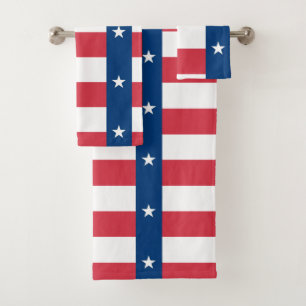 Ensemble de serviette de drapeau du Texas