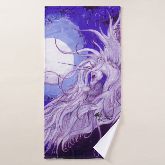 Ensemble de serviette de licorne (Serviette de bain)