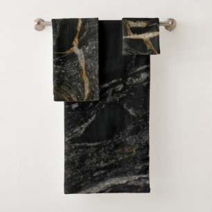 Ensemble de serviette de l'or GRANITE-LOOK de