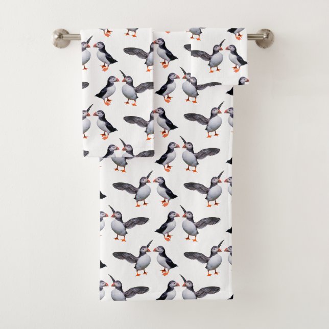 Ensemble de serviette de salle de bains de (En situation)