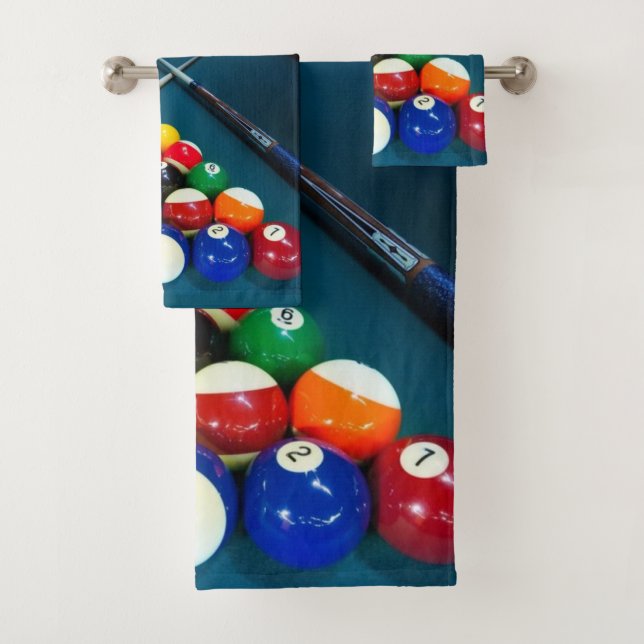 Ensemble de serviette de salle de bains de (En situation)