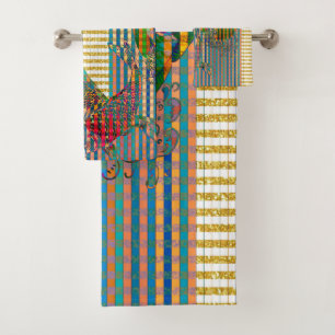 Ensemble de serviette de salle de bains de Koi