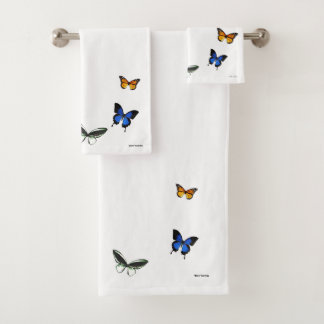 Ensemble de serviette de salle de bains de motif