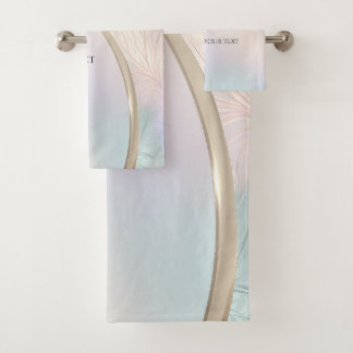 Ensemble de serviettes Abstrait moderne Iridescent