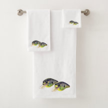 Ensemble de serviettes Bass Fishing Crankbait