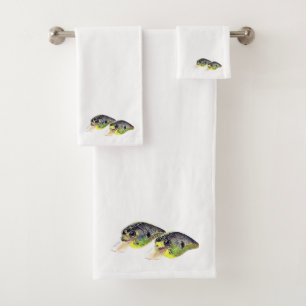 Ensemble de serviettes Bass Fishing Crankbait