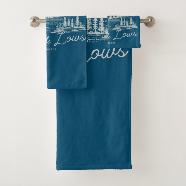 Ensemble de serviettes de bain (En situation)
