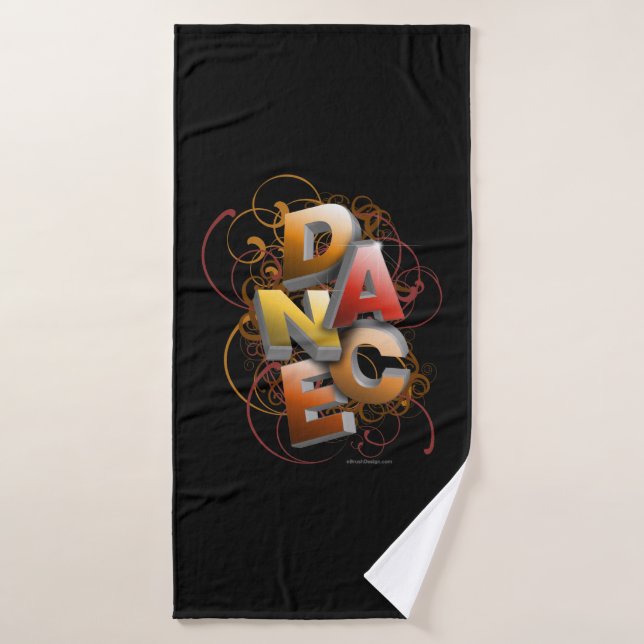 Ensemble de serviettes de bain 3D Dance (Automne) (Serviette de bain)