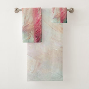 Ensemble de serviettes de bain Abstrait Aqua et Pi