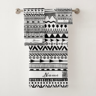 Ensemble de serviettes de bain Arrière - plan Boho