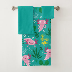 Ensemble de serviettes de bain Axolotl
