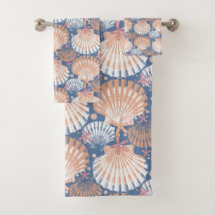 Ensemble de serviettes de bain bleu Ocean Treasure