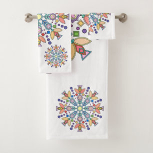 Ensemble de serviettes de bain Blossom Geometry™