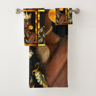 Ensemble de serviettes de bain "Boho Chic with Afr