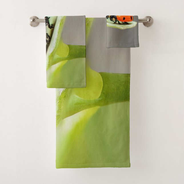 Ensemble de serviettes de bain de Ladybugs Beetles (En situation)