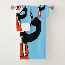 Ensemble de serviettes de bain de Noël