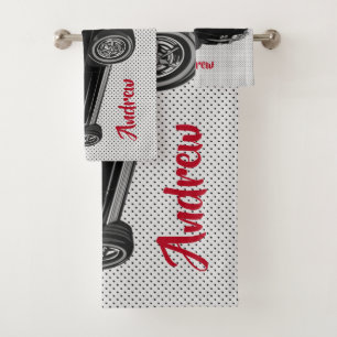 Ensemble de serviettes de bain de style Corvette N