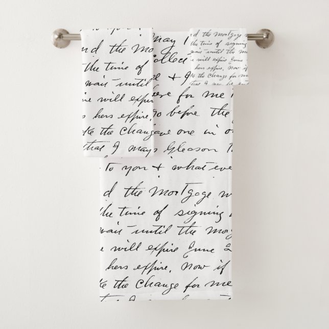 Ensemble de serviettes de bain de style français S (En situation)