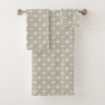 Ensemble de serviettes de bain Deco Circle Weave -