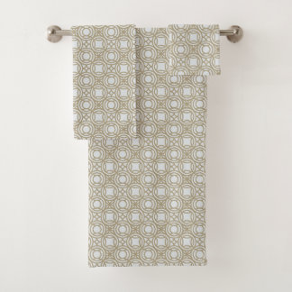 Ensemble de serviettes de bain Deco Circle Weave -