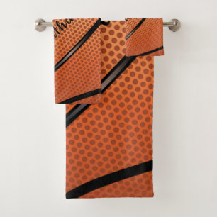 Ensemble de serviettes de bain design Basketball