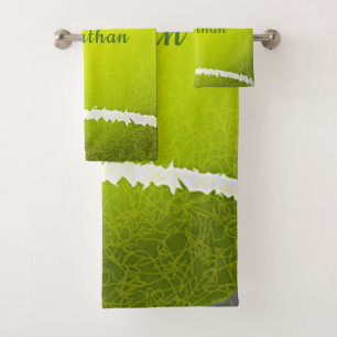 Ensemble de serviettes de bain design de balle de 