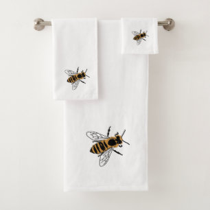 Ensemble de serviettes de bain d'insectes Illustra