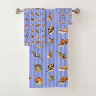 Ensemble de serviettes de bain en coquillages vint