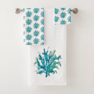 Ensemble de serviettes de bain en corail Reef Pein