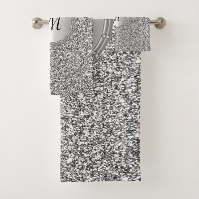 Ensemble de serviettes de bain en Parties scintill (En situation)