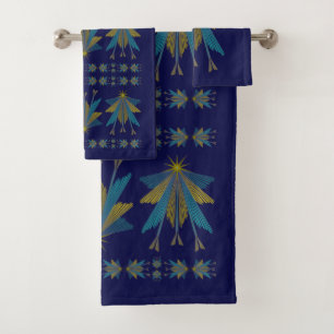 Ensemble de serviettes de bain Fairy Stars Marine