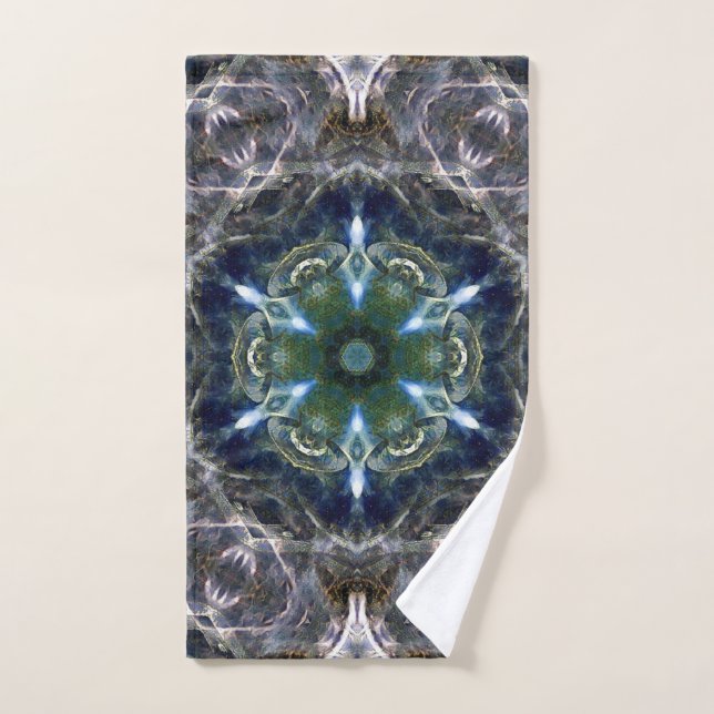 Ensemble de serviettes de bain Folk Mandala (Serviette à main)