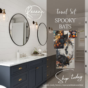 Ensemble de serviettes de bain Halloween amusant e