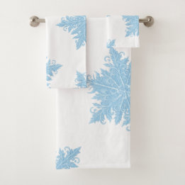 Ensemble de serviettes de bain hivernales