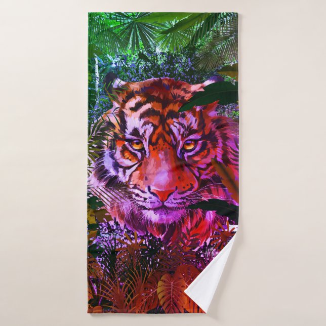 Ensemble de serviettes de bain Jungle Tiger - Tige (Serviette de bain)