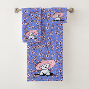 Ensemble de serviettes de bain KiniArt Cerry Bloss