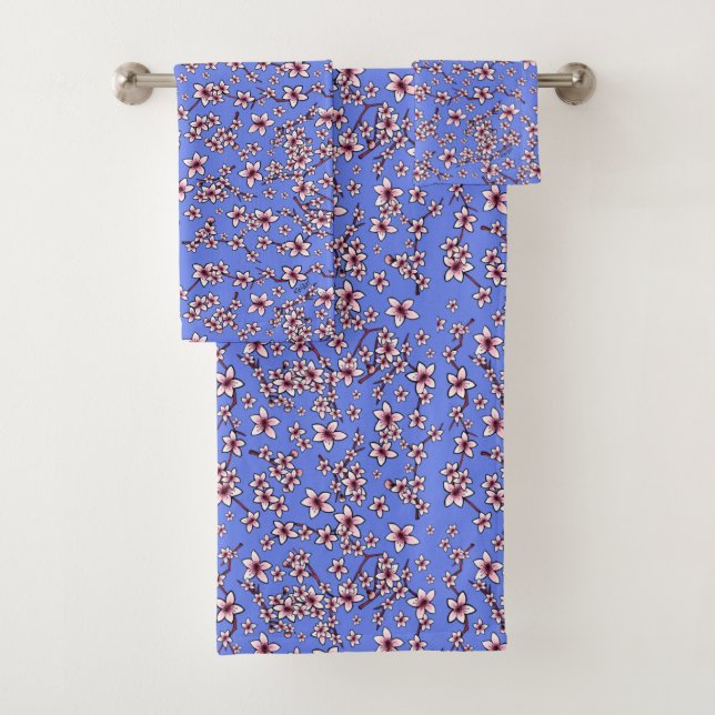 Ensemble de serviettes de bain KiniArt Cerry Bloss (En situation)