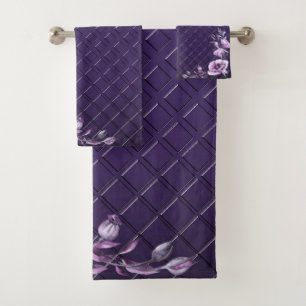 Ensemble de serviettes de bain Motifs décoratives 