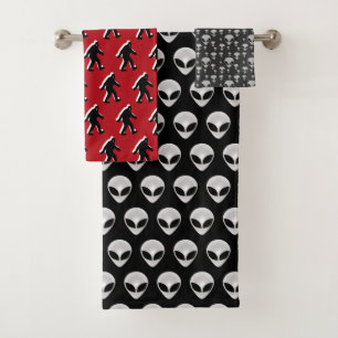 Ensemble de serviettes de bain paranormal