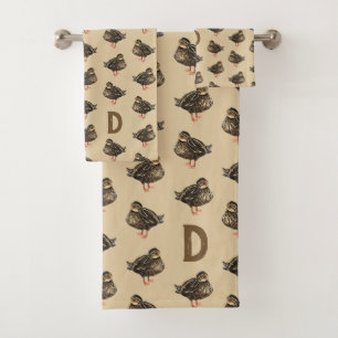 Ensemble de serviettes de bain pour canards