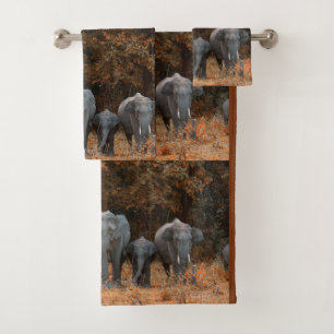 Ensemble de serviettes de bain pour éléphants